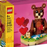 LEGO Конструктор Valentine's Brown Bear 40462 - фото 5