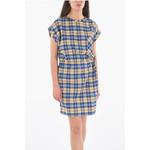 Платье Patch Breast Pocket Tartan Checked Tunic with Drawstring at Woolrich, мультиколор - фото 4