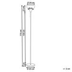 Торшер Beliani, 25x25x175 см, черный - фото 3