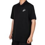 Рубашка поло унисекс черная Nike, черный - фото 5