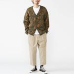 Мужской свитер Beams, оливковый - фото 11