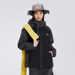 Городская функциональная серия Пуховики Unisex CAMEL, Фантом Блэк/Серый Шейл - фото 10