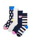 Носки Happy Socks 4er Pack, цвет milk cartoon - фото