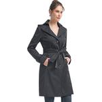 Плюс сайз водонепроницаемый тренч с капюшоном eva Bgsd - фото 2