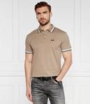 Поло Boss Green Paddy Regular Fit, бежевый - фото 3