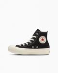 Кеды All Star PLTS Cherry Print HI Platform High-Cut Converse, цвет Black - фото 3