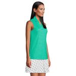 Женская рубашка поло без рукавов из пике Lands End Performance Lands' End, черный - фото 3