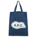 Сумка-шоппер джинсовая с логотипом A.P.C, basic set (bag+dust bag) - фото 8