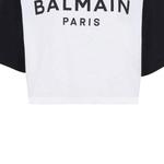 Футболка с принтом логотипа BALMAIN, белый - фото 10