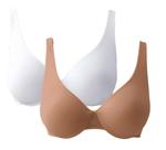 Обычный бюстгальтер NUANCE, цвет Brown/White - фото