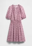 Платье GAP PUFF SMOCKED MINI, Ditsy Pink/Pink - фото 2