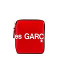 Кошелек Comme des Garçons Huge Logo, красный - фото