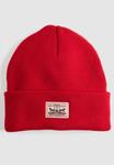 Шапка Levi's BACKPATCH BEANIE UNISEX, Rhythmic Red/Red - фото