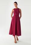 Платье WILLA REVIVAL MIDI, Burgundy/Bordeaux - фото