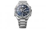 Мужские часы EDIFICE 51 мм синие ECB-10YD-2A CASIO - фото 2