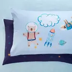 Комплект Пододеяльников "Шаттл" 155X200 Bassetti, синий - фото