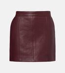 Кожаная мини-юбка Chloé, Full Violine - фото