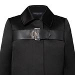 Пальто женское черное Louis Vuitton - фото 4