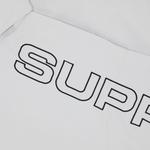 Куртка Supreme Spellout Embroidered Track Jacket Grey, серый - фото 3