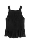 Блуза Marks & Spencer TEXTURED SHIRRED CAMI , Black - фото 5