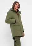 Пальто TOM TAILOR DENIM TECH HOODED, Jungle Soil Green/Khaki - фото 4
