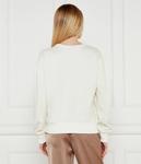 Свитшот женский Twinset U&B из вискозы с логотипом, экрю - фото 3