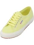 Кроссовки на шнуровке Superga, цвет sunny/lime - фото