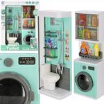 Кукличная Мебель Аксессуары Для Ванной Дома Mega Creative - фото 3