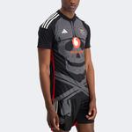 Футбольная майка мужская черная Adidas, черный - фото 3