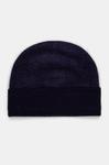 Кашемировая шапка Boss, темно-синий - фото