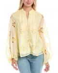 Бардо Либби Кружевная блузка Bardot, желтый - фото