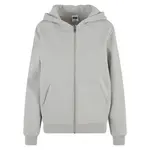 Толстовка Urban Classics Fluffy full zip, серый - фото 3