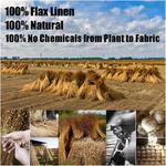 Generic Комплект постельного белья из натурального льна Red - фото 3