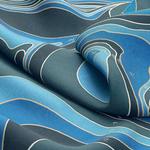 HERMES Шёлковый шарф, Blue - фото 3