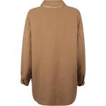 Макс Мара Пальто с воротником и застежкой на пуговицы MaxMara, верблюжий - фото 3