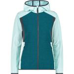 Женская куртка-худи CMP, бирюзовый - фото