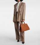 Сумка-тоут из замши Hudson DeMellier, Deep Tan - фото 5