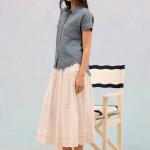 Голубая блузка на пуговицах Blu Pepper - фото 2