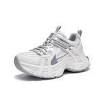 Дышащие массивные кроссовки Low Top женские POOQ, серебро - фото 3