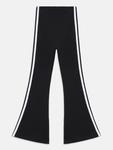 Adidas Originals Черные расклешенные брюки - фото 2