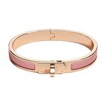 HERMES Эмалевые браслеты для женщин розовые - фото 4