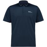 Shirt delgami polo m Jack Wolfskin, синий - фото