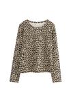 Топ Lindex Long sleeved top, Beige - фото 4