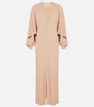 Платье с накидкой Chloé, Delicate Pink - фото