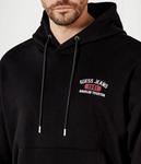 Толстовка мужская Guess Jeans с капюшоном, черный - фото 4