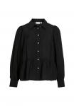 Блуза VILA Button-down blouse, Black - фото 6