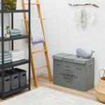 Корзина для белья Dunedesign, 50x30 см, серый - фото 2