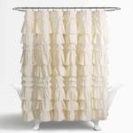 Занавеска для душа Lush Decor Kemmy, розовый - фото 4