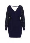 Faina Вязаное платье в цвете Navy - фото