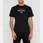 Футболка стандартного кроя Replay, черный - фото